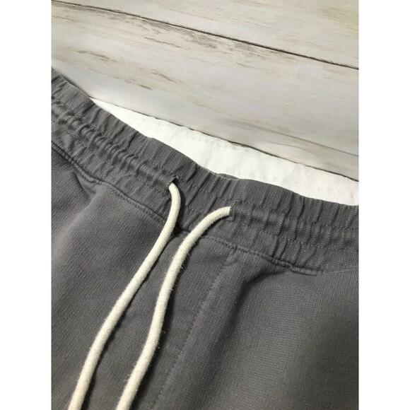 2 PAIR AG Adriano Goldschmied Jeans Co. Size LARGE Brown Gray Terry Sweat Shorts - Picture 6 of 16